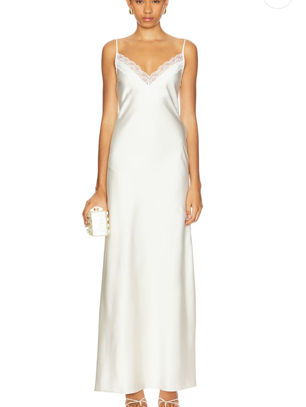 Majorelle NWTs Lorna Gown Slip Dress in Cream Ivory size medium